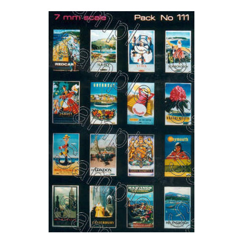 TSO111 Tiny Signs O Gauge BR Travel Posters Small