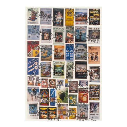TSOO131 Tiny Signs 00 Gauge French Travel Posters One