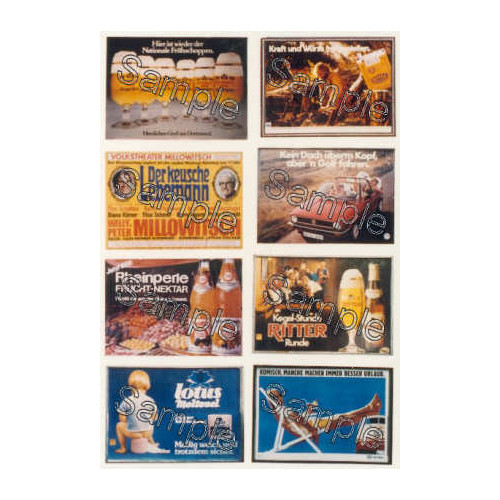 TSOO134 Tiny Signs 00 Gauge German Travel Posters Pack 2
