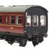374-880 LMS 50ft Inspection Saloon Coach in BR Maroon with Black Ends