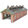 PN913 Metcalfe N Gauge Red Brick Double Track Engine Shed