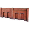 PO244 Metcalfe 00 Gauge Red Brick Retaining Wall