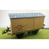Hornby O Gauge Tinplate No.1 Refrigerator Van No.279770 in LMS Buff with T4 Base
